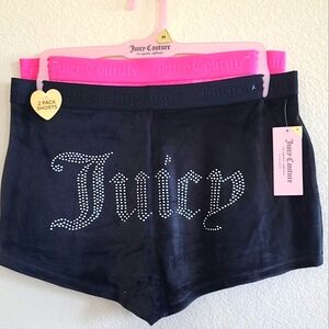 JUICY COUTURE SET OF 2 SHORTS